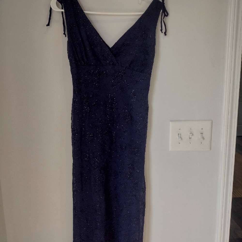 Ruby Rox Navy & sparkly Party Dress